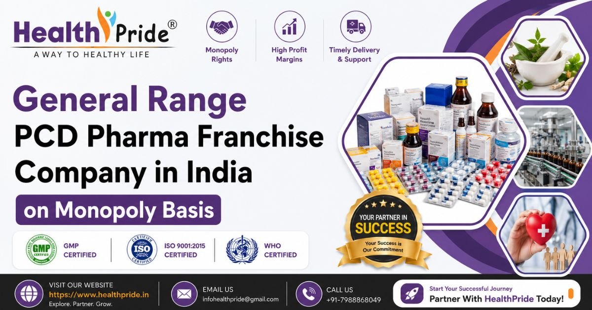 General Range PCD Pharma Franchise Company in India on Monopoly Basis (2026) 