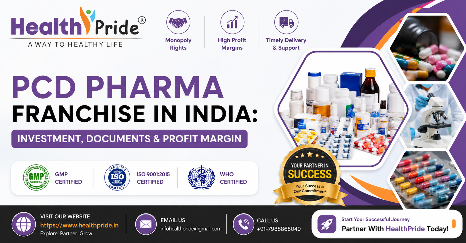 PCD Pharma Franchise in India Investment, Documents & Profit Margin