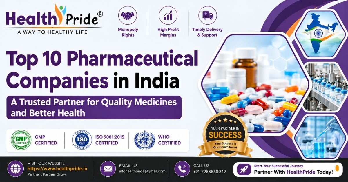 Top 10 Pharmaceutical Companies in India for Franchise Business