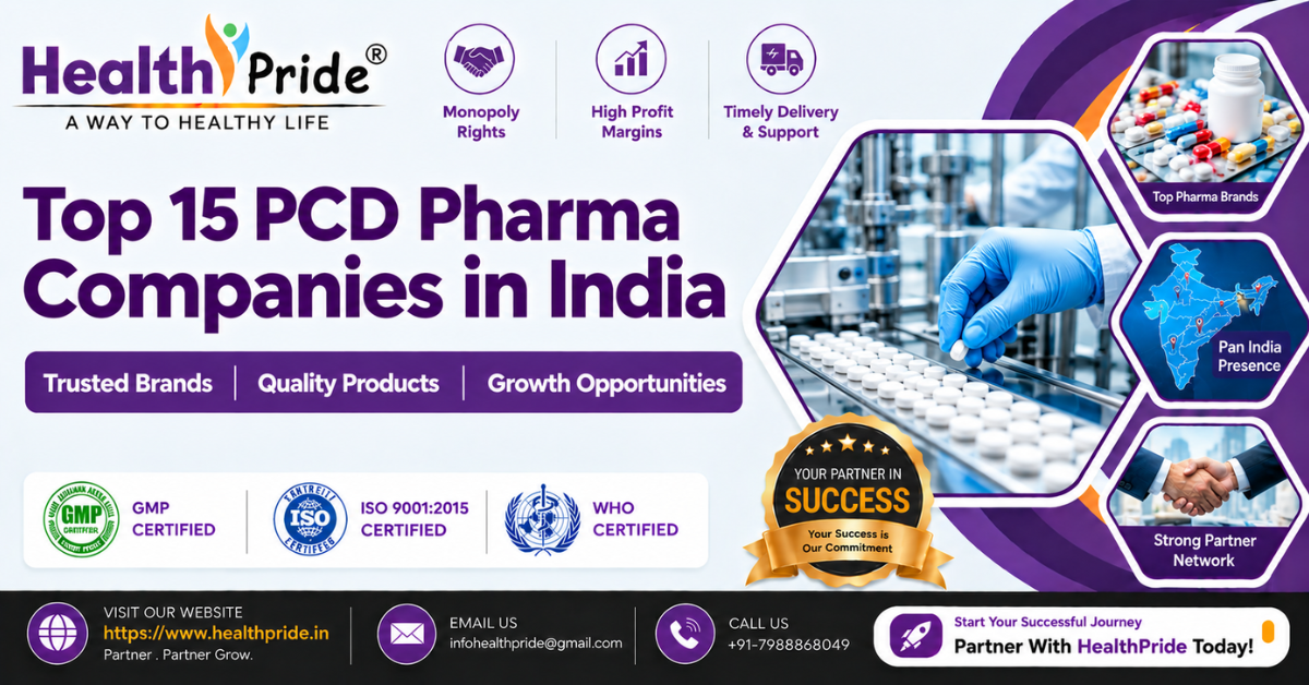 Top 15 PCD Pharma Companies in India